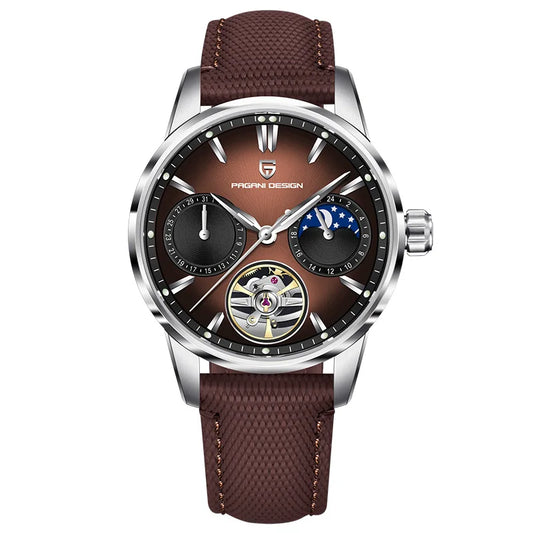 PAGANI DESIGN YS021 Men’s Automatic Mechanical Watch | 41mm Stainless Steel Luxury Wristwatch, 100M Waterproof