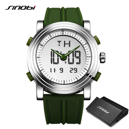 Waterproof Quartz Men’s Watch – Classic Multi‑Function Digital & Analog Wristwatch for Men, Durable Sport & Casual Timepiece Axel