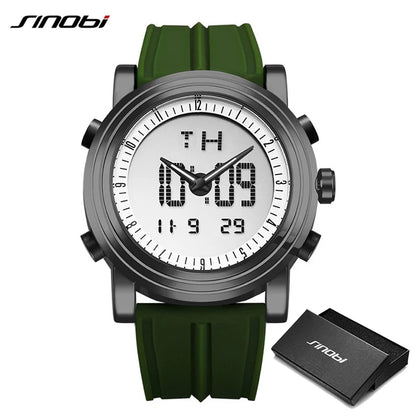 Waterproof Quartz Men’s Watch – Classic Multi‑Function Digital & Analog Wristwatch for Men, Durable Sport & Casual Timepiece Axel