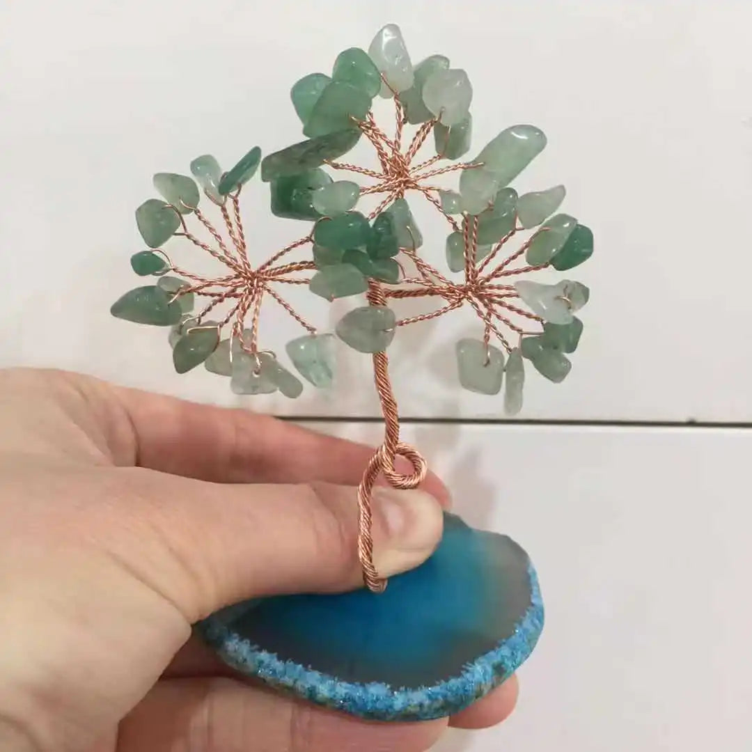 Crystal Money Tree – Natural Amethyst Tree with Healing Stones for Positive Energy, Feng Shui, and Home Decor