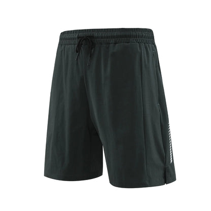 Men's Lightweight Nylon Mesh Athletic Shorts – Printed Patchwork Design