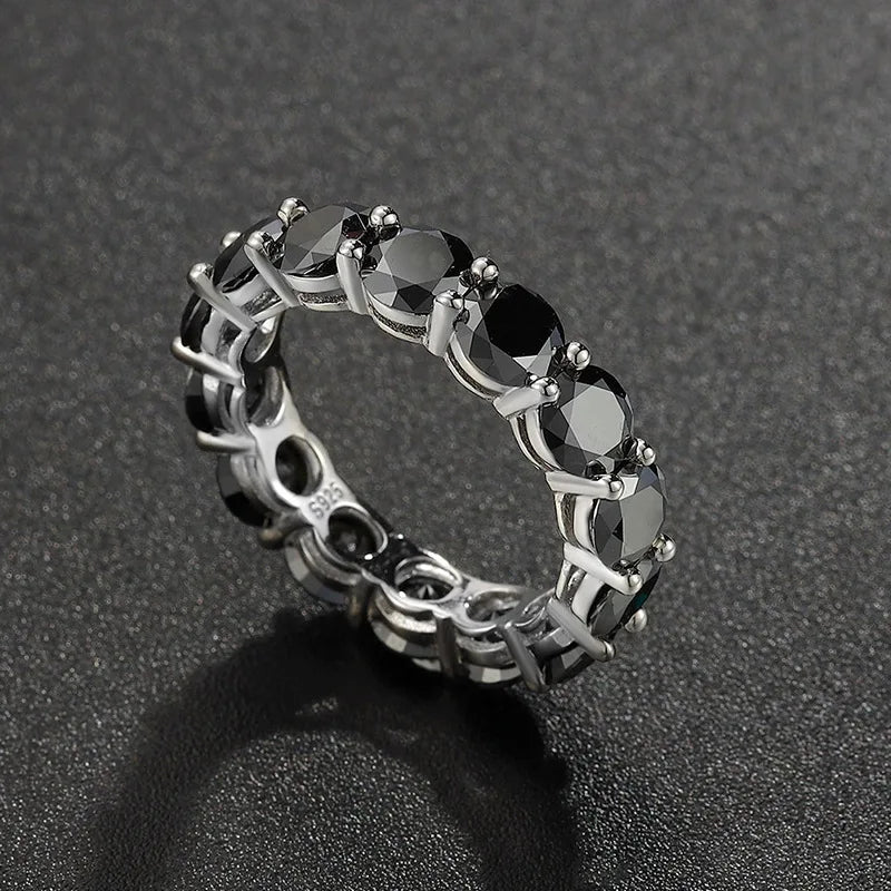 0.5Ct S925 Silver Moissanite Couple Rings | Single Row Diamond Design | Perfect for Birthdays & Special Occasions Katherine