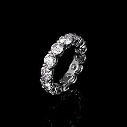 0.5Ct S925 Silver Moissanite Couple Rings | Single Row Diamond Design | Perfect for Birthdays & Special Occasions Katherine