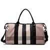 Nylon Travel Bag for Women – Designer Weekend Handbag with Zipper Closure, Gym, Yoga, and Carry-On Tote