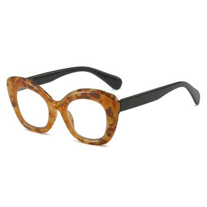 Plastic PC Frame Butterfly Lens Reading Glasses | Oprah Style Fashionable Presbyopia Eyeglasses for Men and Women Allie