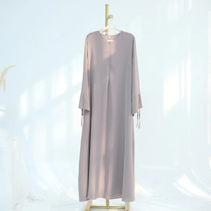 Flounce Sleeve Modest Abaya for Women – Big Hem Islamic Dress for Muslim Women Layla