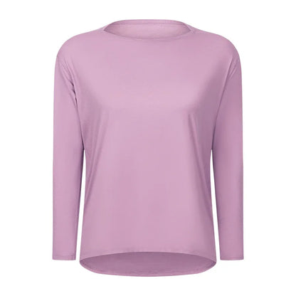 Women's Long Sleeve Yoga Shirt - Perfect for Exercise & Activewear