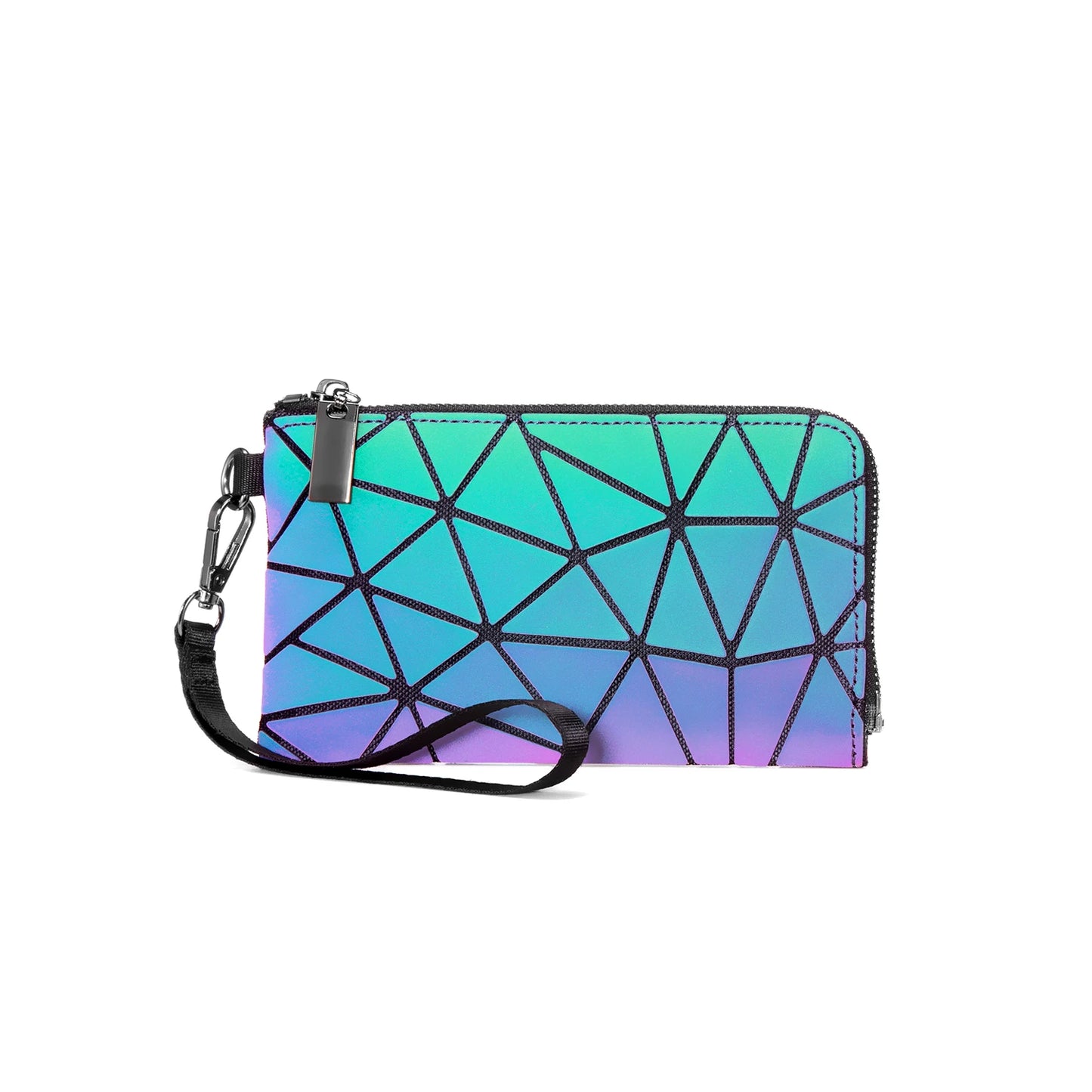Women Reflective Back Pack Set Crossbody Bags for Ladies Girl Geometric Luminous School Backpack Sasha