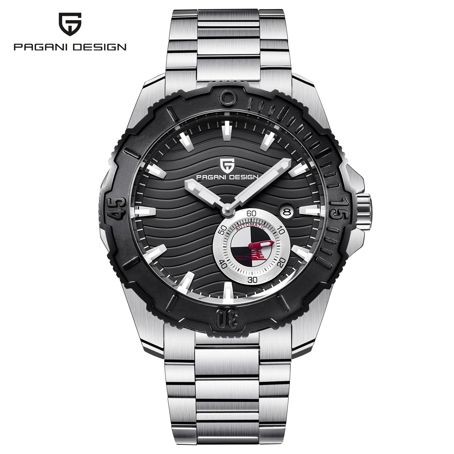 Pagani Design 1636 Men's Luxury Automatic Mechanical Watch – Stainless Steel, Waterproof, Fashionable Montre Homme