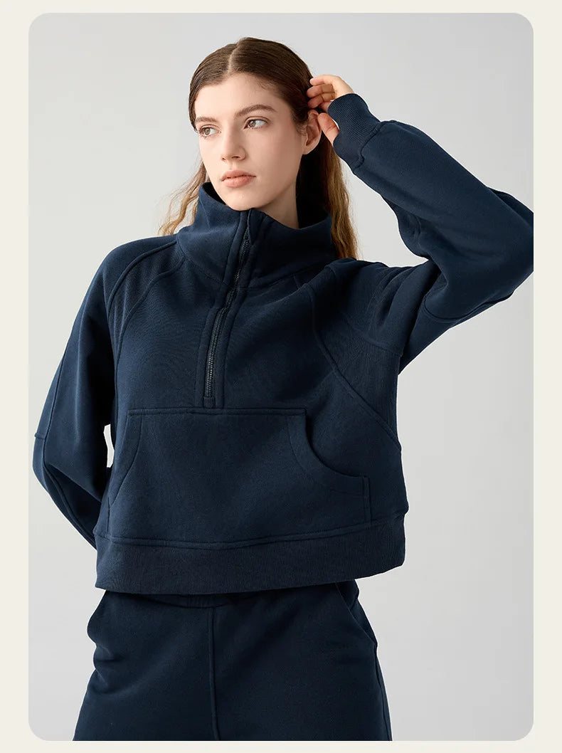 Women's Winter Fitness Jacket | High-Quality Yoga Sportswear & Warm Workout Outfit