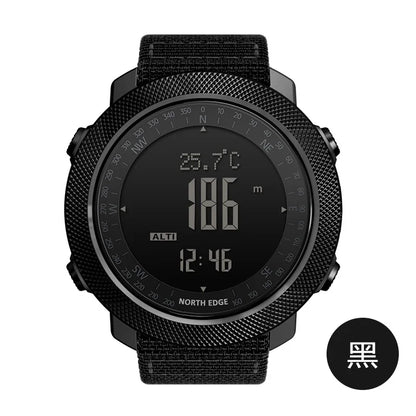 North Edge Apache Smartwatch for Men – Altimeter, Barometer, Compass, Waterproof Hiking Watch
