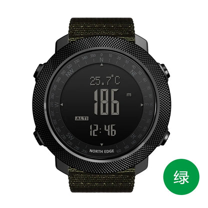 North Edge Apache Smartwatch for Men – Altimeter, Barometer, Compass, Waterproof Hiking Watch