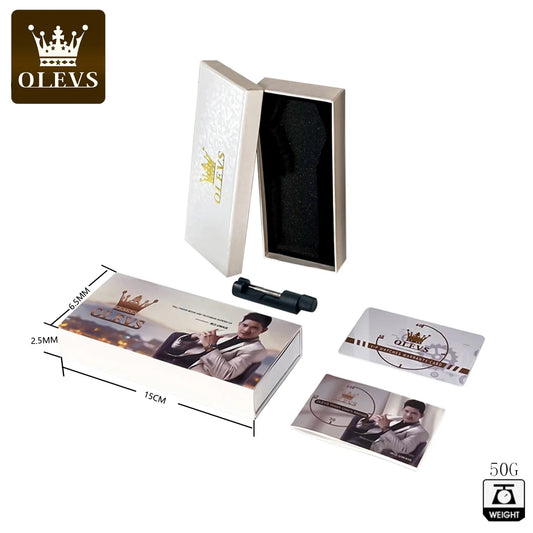 OLEVS Women’s Quartz Watch – Silver, Waterproof, Fashionable Design