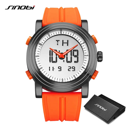 Waterproof Quartz Men’s Watch – Classic Multi‑Function Digital & Analog Wristwatch for Men, Durable Sport & Casual Timepiece Axel