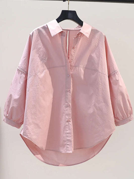 Women Loose Fitting Long Sleeve Top Hanna