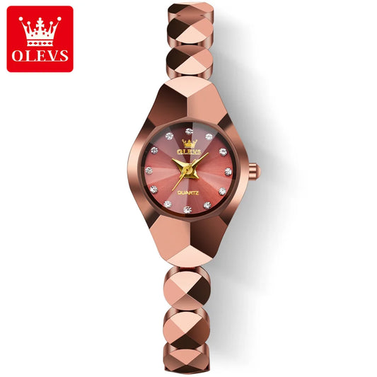 OLEVS 7007 Women's Luxury Quartz Watch - Classic Waterproof Design, Tungsten Steel Strap, Sport & Business Fashion Reloj