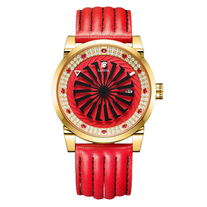 Roulette Men’s Luxury Automatic Watch | Sapphire, Auto Date, Leather Strap, Limited Edition Kelsier