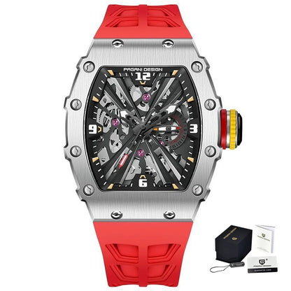 PAGANI DESIGN PD‑1738 Men’s Quartz Watch | Luxury Sport Wristwatch with Sapphire Glass, Stainless Steel, Waterproof (VH65 Movement)