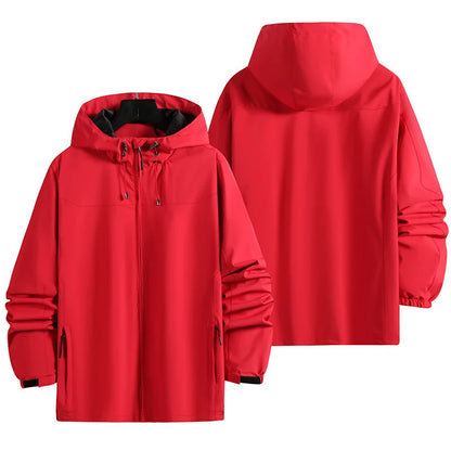 Men's Waterproof Biker Jacket – Windbreaker Raincoat for Hiking, Camping & Climbing Severus