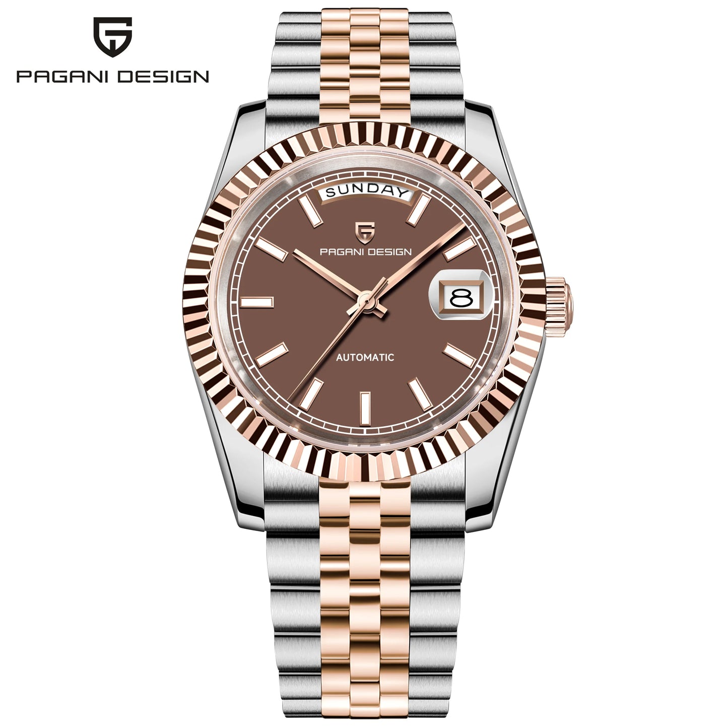 PAGANI DESIGN PD-1752 Rose Gold DD36 Men’s Mechanical Watch | 2025 Luxury Automatic Watch | Sapphire Glass | High‑End Wristwatch for Men