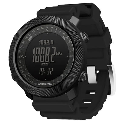 North Edge Apache Smartwatch for Men – Altimeter, Barometer, Compass, Waterproof Hiking Watch