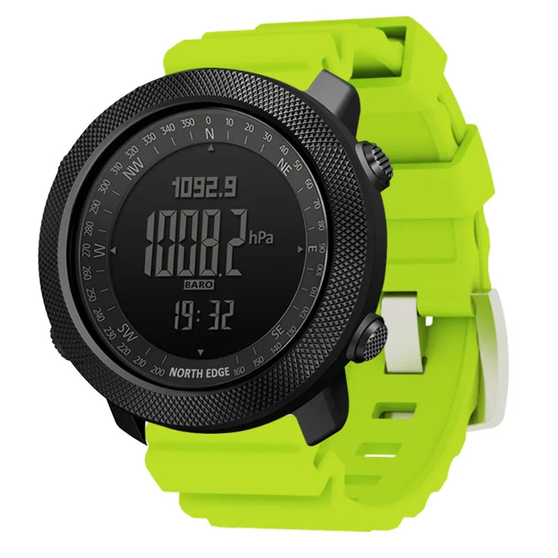 North Edge Apache Smartwatch for Men – Altimeter, Barometer, Compass, Waterproof Hiking Watch