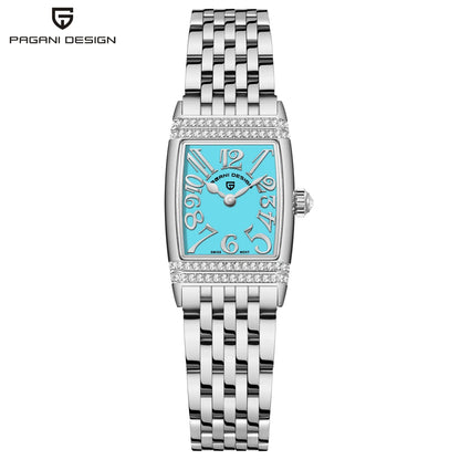 PAGANI DESIGN Women’s Luxury Quartz Watch – Sapphire Glass, Stainless Steel, 22mm Waterproof Fashion Timepiece (2025 New)