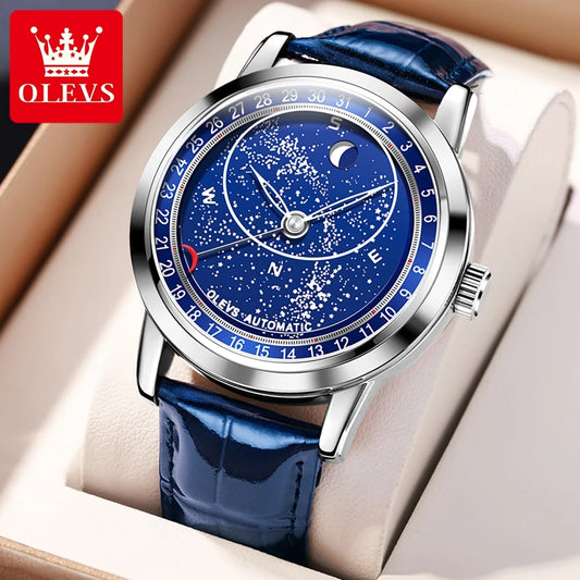 OLEVS 9923 Women's Luxury Watch - Fashion Roman Dial Wristwatch with Diamonds, Waterproof and Luminous Design