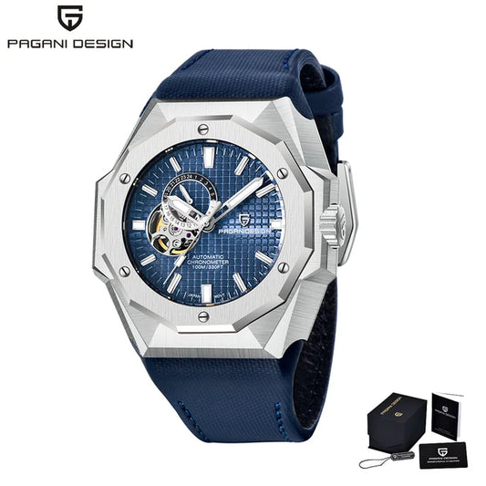 PAGANI DESIGN 
PD-YS010 Men's Mechanical Watch - Automatic, Stainless Steel, Sapphire Crystal, NH39A Movement, 100M Waterproof