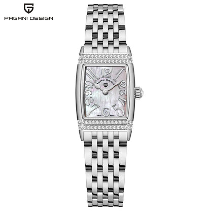 PAGANI DESIGN Women’s Luxury Quartz Watch – Sapphire Glass, Stainless Steel, 22mm Waterproof Fashion Timepiece (2025 New)