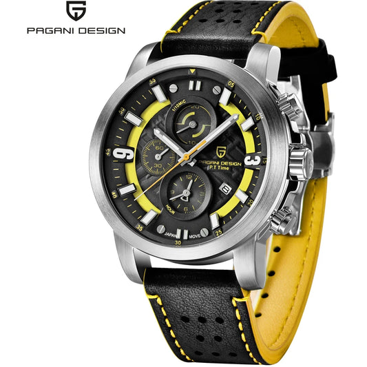 PAGANI DESIGN 2771 Men's Outdoor Sports Quartz Watch - Chronograph, Durable and Stylish