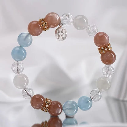 Natural Constellation Bracelet in S925 Sterling Silver – Elegant Minimalist Design, Perfect Gift for Men & Women