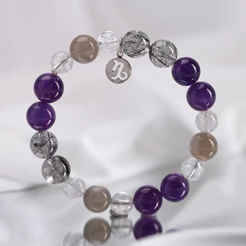 Natural Constellation Bracelet in S925 Sterling Silver – Elegant Minimalist Design, Perfect Gift for Men & Women