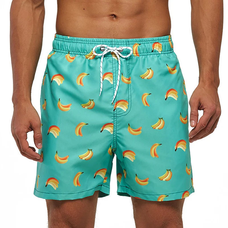 Men Beach Shorts Breathable Quick Dry