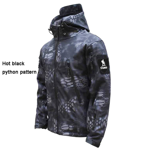 Men's Winter Jacket – Waterproof, Warm Outdoor Coat with Fleece, Velvet-Lined, Casual Thicken Mountaineering Outerwear Aragorn