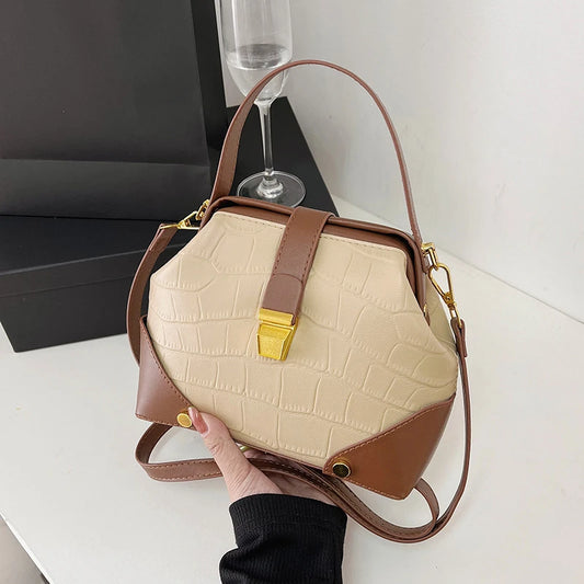Women's Designer Handbags - Small Crossbody Lock Bags and Purses for Ladies Elena