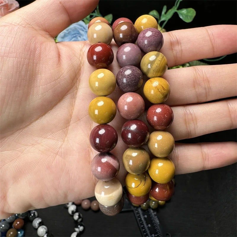 10MM Rose Quartz Healing Crystal Gemstone Beaded Stretch Bracelet – Energy, Love & Perfect Gift