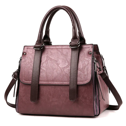 Luxury PU Leather Tote Bag for Women – Vintage-Style Handbag and Fall Crossbody Bag