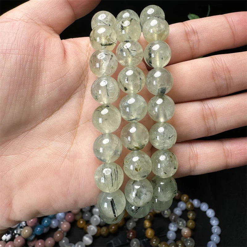 10MM Rose Quartz Healing Crystal Gemstone Beaded Stretch Bracelet – Energy, Love & Perfect Gift