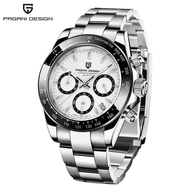 PAGANI DESIGN 1644 Men's Luxury Quartz Watch - High-Quality Sport & Business Waterproof Wristwatch Relogio Masculino