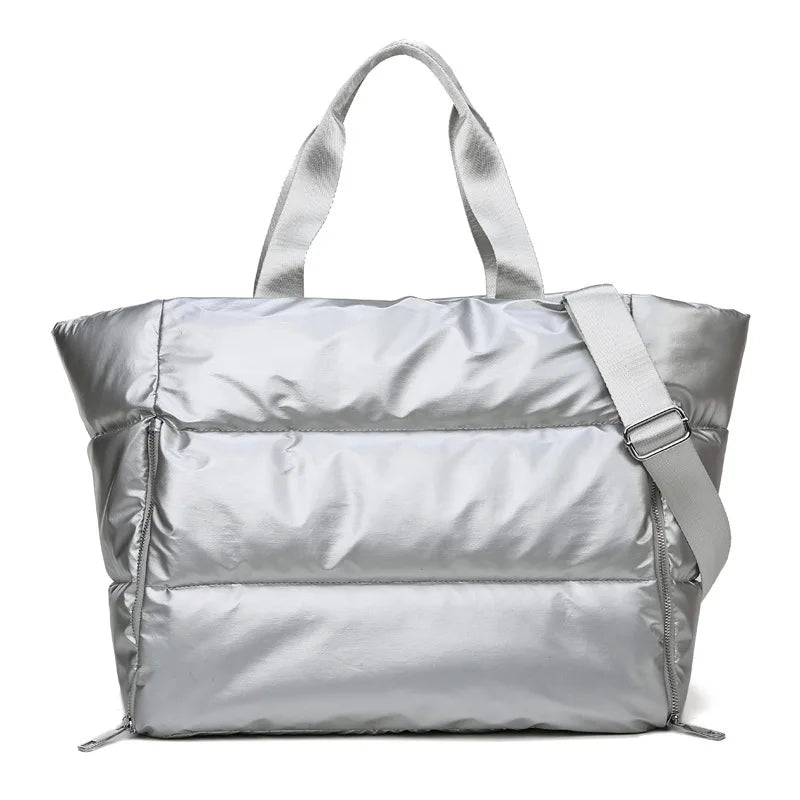 Tote Bag - Puffer Bags for Women | Stylish Handbags for Ladies | Yoga Mat Waterproof Purses Hershey