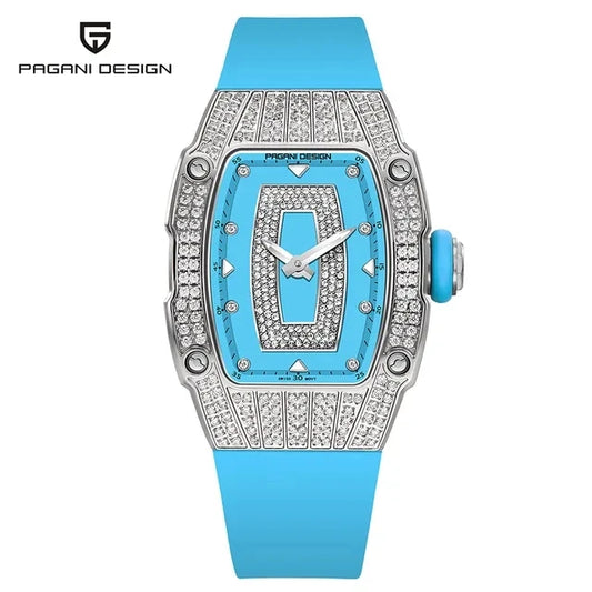 PAGANI DESIGN PD-YS013 – 2023 Luxury Women's Quartz Watch with Diamond Accents, Elegant Fashion Ladies Wristwatch for Gifting