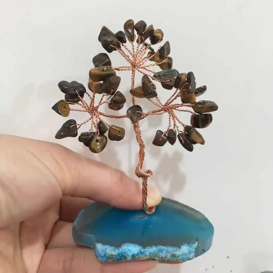 Crystal Money Tree – Natural Amethyst Tree with Healing Stones for Positive Energy, Feng Shui, and Home Decor